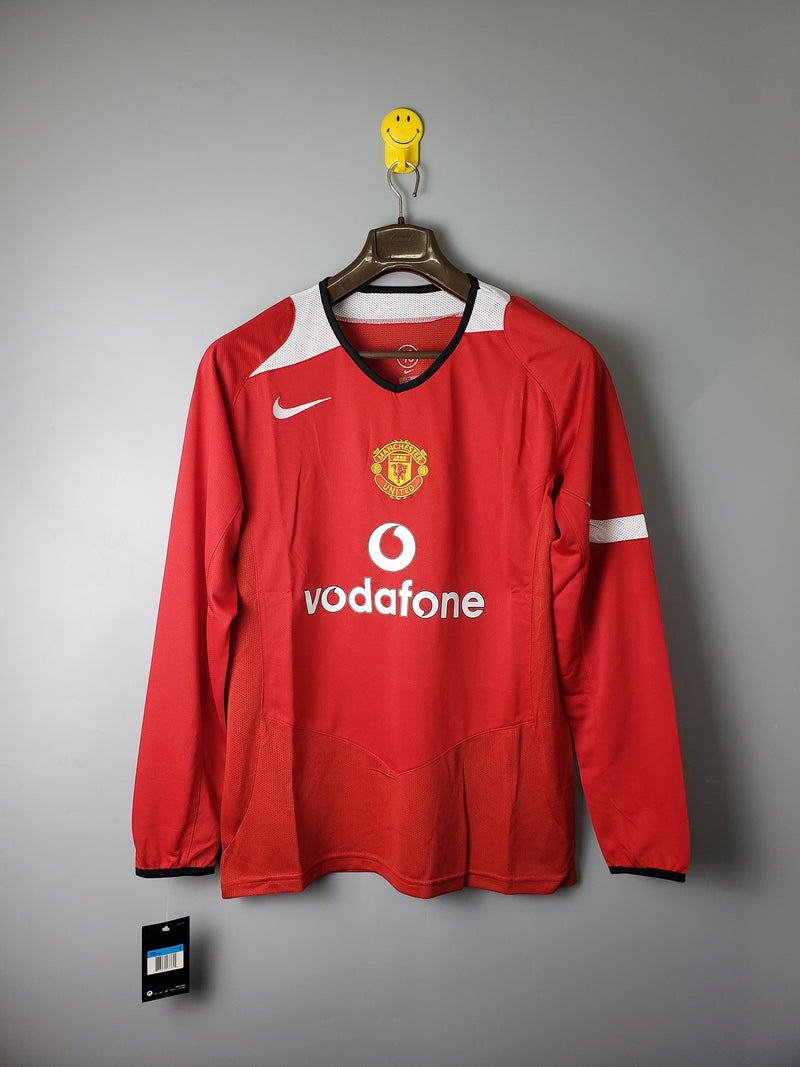 MANCHESTER UNITED I 2005 MAN (RETRO) LONG SLEEVE - Wizard Jerseys