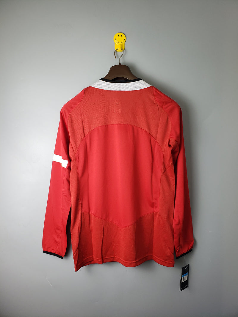 MANCHESTER UNITED I 2005 MAN (RETRO) LONG SLEEVE - Wizard Jerseys