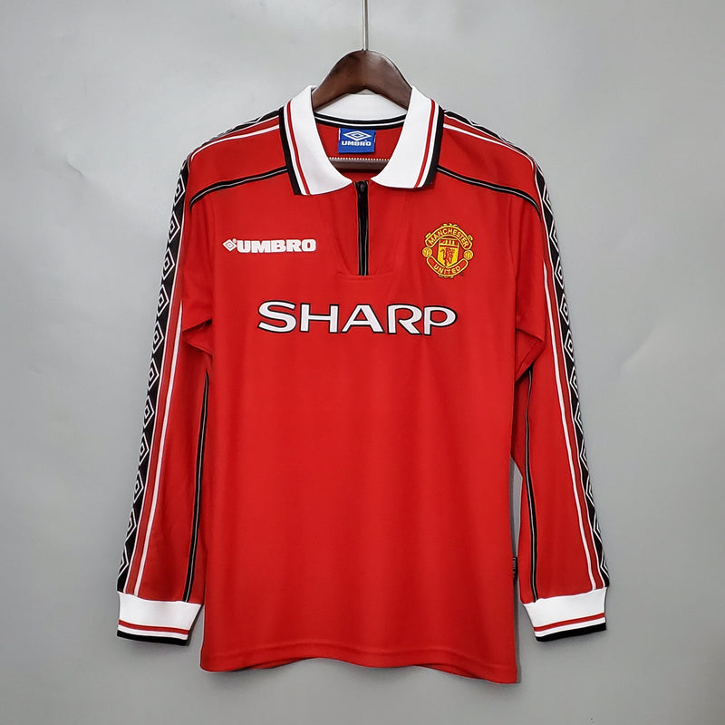 MANCHESTER UNITED I 98/99 MAN (RETRO) LONG SLEEVE - Wizard Jerseys