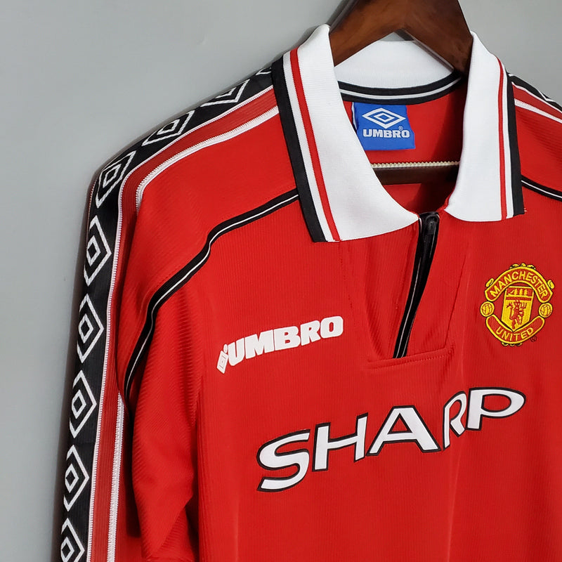 MANCHESTER UNITED I 98/99 MAN (RETRO) LONG SLEEVE - Wizard Jerseys