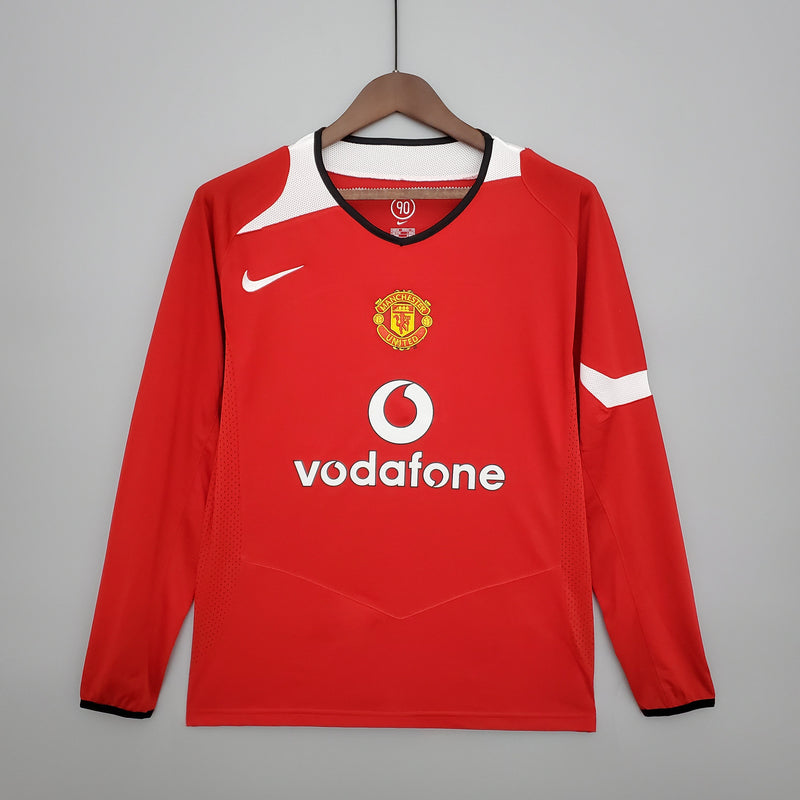 MANCHESTER UNITED I 04/05 MAN (RETRO) LONG SLEEVE - Wizard Jerseys