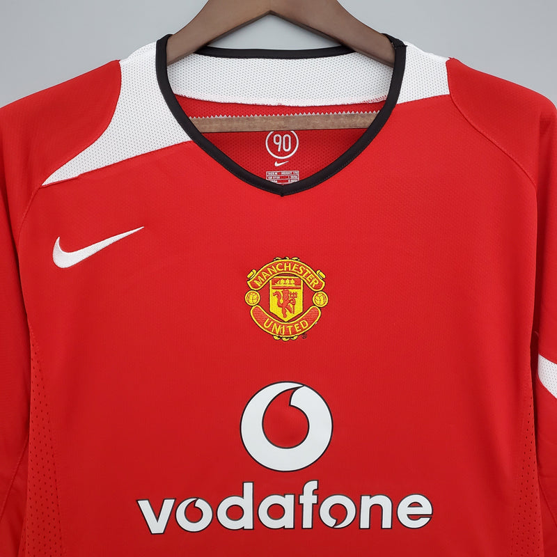 MANCHESTER UNITED I 04/05 MAN (RETRO) LONG SLEEVE - Wizard Jerseys