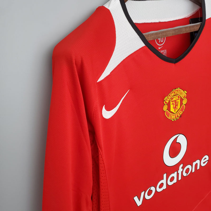 MANCHESTER UNITED I 04/05 MAN (RETRO) LONG SLEEVE - Wizard Jerseys