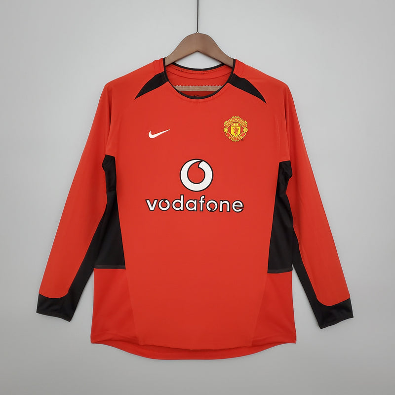 MANCHESTER UNITED I 02/03 MAN (RETRO) LONG SLEEVE - Wizard Jerseys