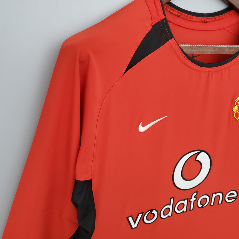 MANCHESTER UNITED I 02/03 MAN (RETRO) LONG SLEEVE - Wizard Jerseys