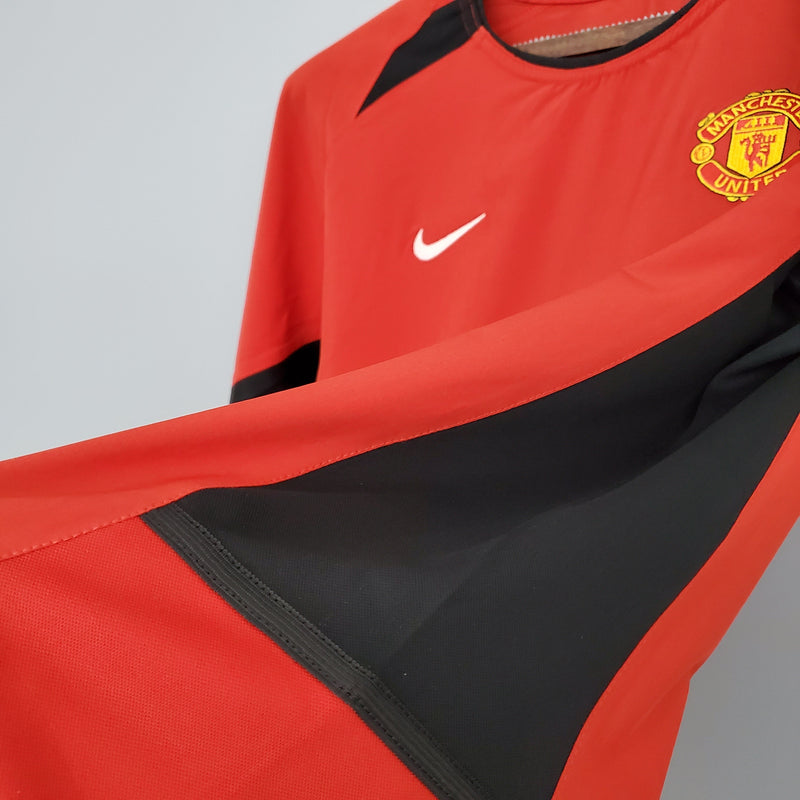 MANCHESTER UNITED I 02/03 MAN (RETRO) LONG SLEEVE - Wizard Jerseys