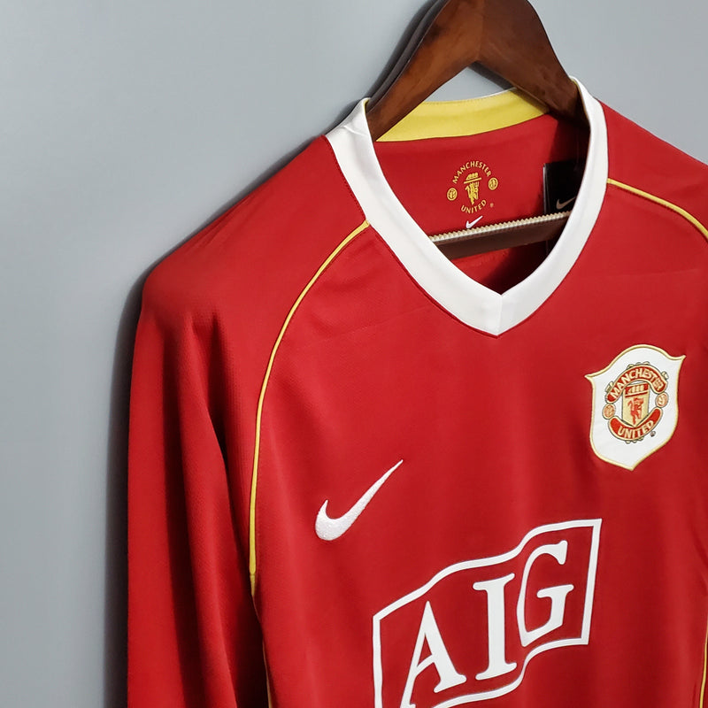 MANCHESTER UNITED I 06/07 MAN (RETRO) LONG SLEEVE - Wizard Jerseys