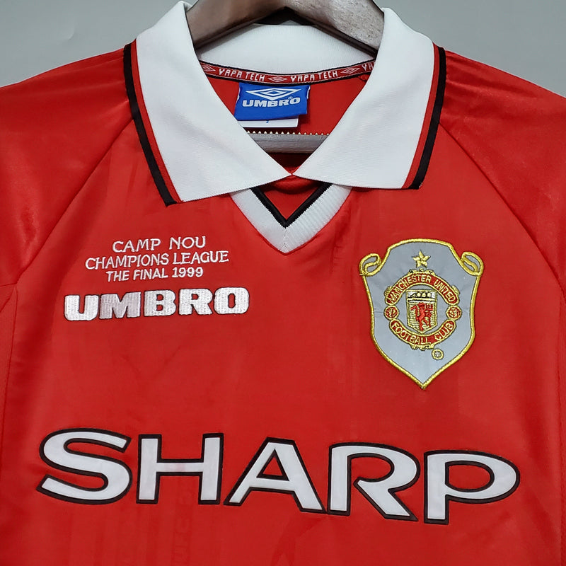 MANCHESTER UNITED I 99/00 MAN (RETRO) LONG SLEEVE - Wizard Jerseys