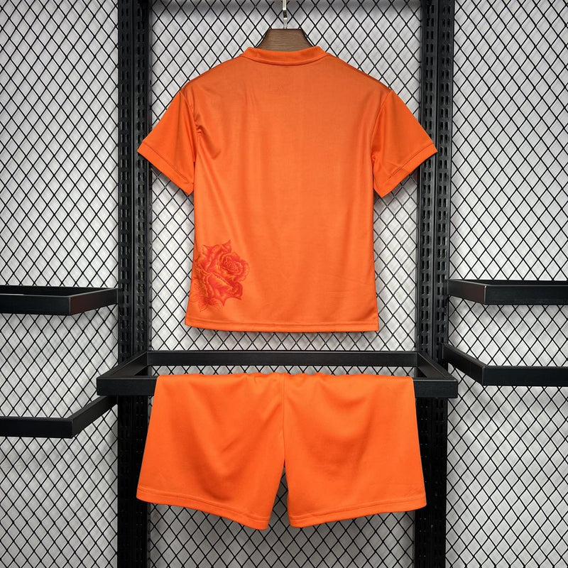 REAL MADRID Y-3 ORANGE 24/25 CHILDREN'S SET - Wizard Jerseys